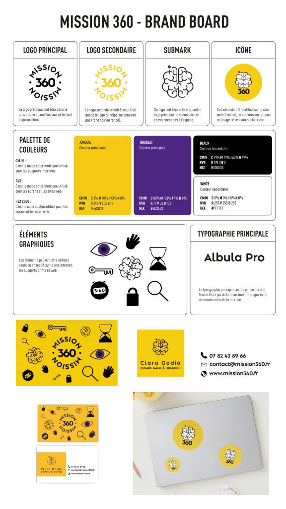 création identité visuelle brandboard